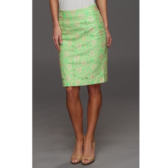 Lilly Pulitzer Dresses & Skirts - Lilly Pulitzer Hyacinth Pencil Skirt Green Size 4